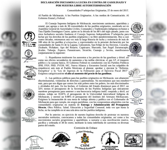 Consejo-Supremo-Indigena-Michoacan-bloqueos-vs-gasolinazo