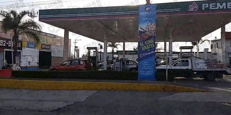 #Morelia-Ladrones-En-Moto-Cometen-Robo-En-La-Gasolinera-De-“Manantiales”