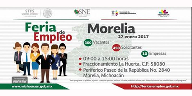 Primera-Feria-De-Empleo-Del-Año-En-Michoacán