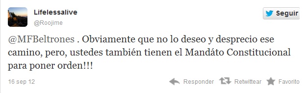 Le reclaman a Beltrones usuarios de Twitter.