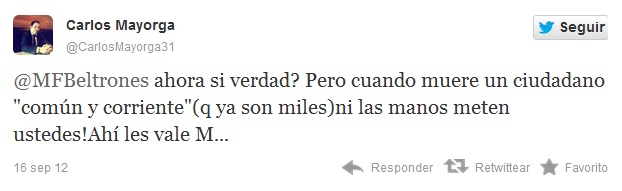 Le reclaman a Beltrones usuarios de Twitter.