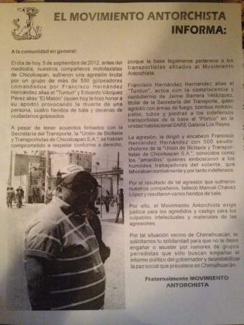 neza comunicado antorchista