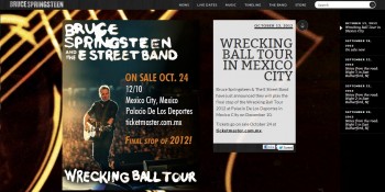 Bruce Springsteen en México. Bruce Springsteen en México.
