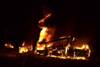 tiripetio incendios autobuses