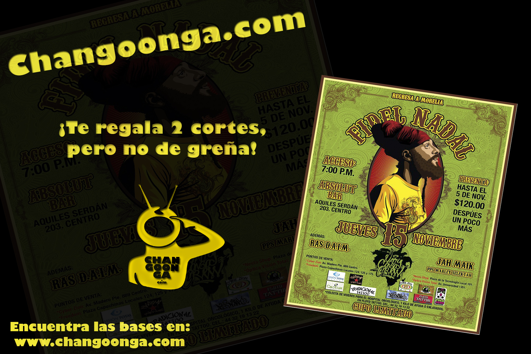 Gánate una cortesía para el regreso de Fidel Nadal a Morelia Gánate una cortesía para el regreso de Fidel Nadal a Morelia