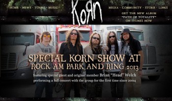 KoRn tocará conciertos con Head después de 7 años