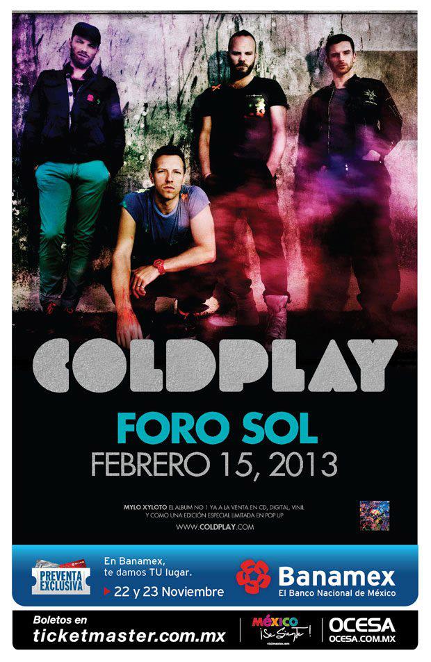 Poster oficial para el Foro Sol en el D.F. Poster oficial para el Foro Sol en el D.F.