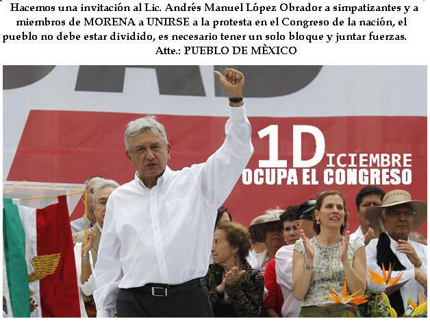 amlo lópez obrador le piden se una
