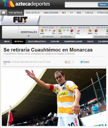 cuahutemoc blanco tv azteca monarcas