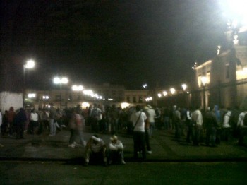 normalistas tiripetio plaza ocampo