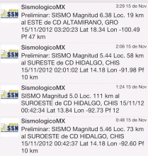 sismo temblor 15 de noviembre 2012 sismo logio nacional twitter