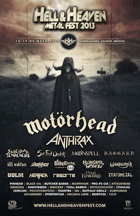 Motörhead y Anthrax encabezan el Hell & Heaven Metal Fest