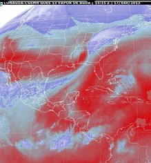 Temperaturas por debajo de los cero grados, tormentas y fuertes vientos en el país