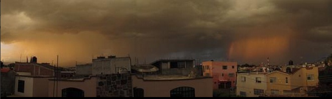 Crónica: Doble Arcoiris Y Granizada Sorprenden A Los Morelianos Este Día De Reyes Magos Foto vía @pabloyris