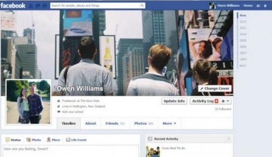 Facebook hará cambios en la biografía
