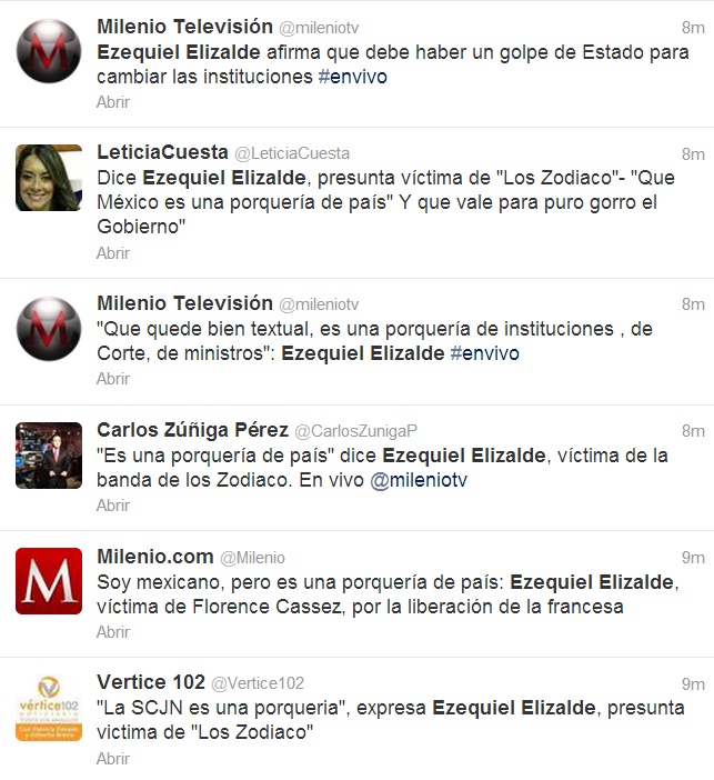 florence cassez ezequiel elizalde víctima secuestro suprema corte reacciones twitter