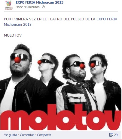 Molotov en Morelia