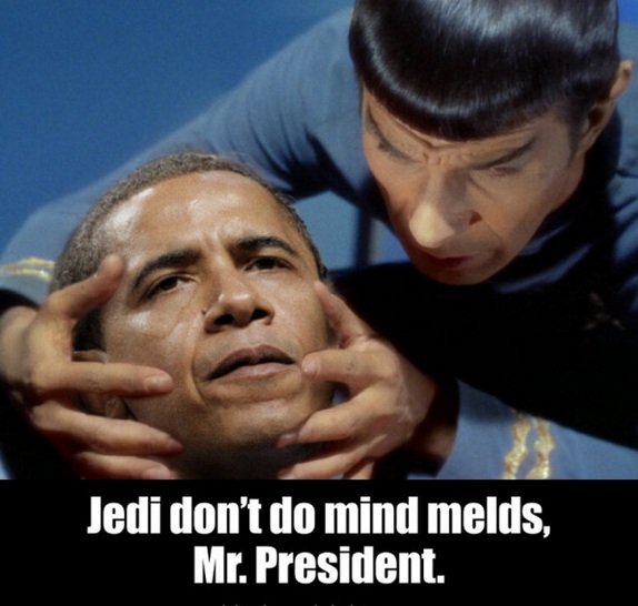 Obama confunde Star Wars con Star Trek