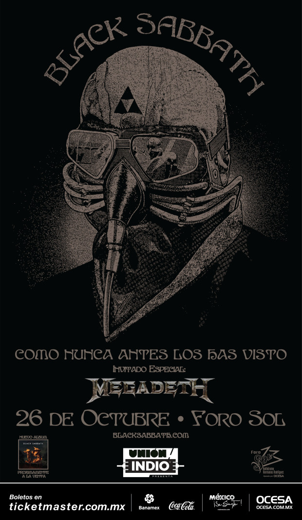 Black Sabbath y Megadeth juntos en México