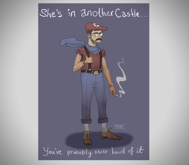 Convierten a los personajes de Mario Bros en hipsters