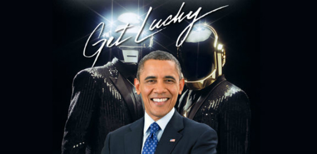 Barack Obama Get Lucky Daft Punk