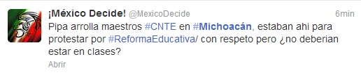 Twitter CNTE Michoacán3