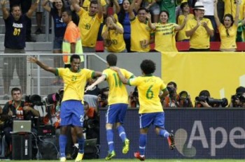 brasil festeja confederaciones