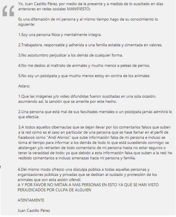 carta matagatos facebook