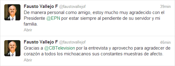 fausto vallejo reaparición 2 julio 2013