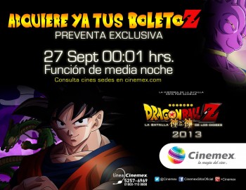 goku cinemex anuncia premier