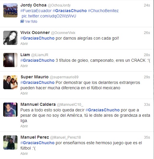 gracias chucho