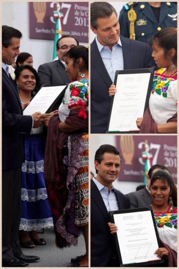 peña nieto michoacana premio ceramica