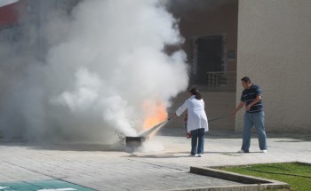 simulacro incendio SSM