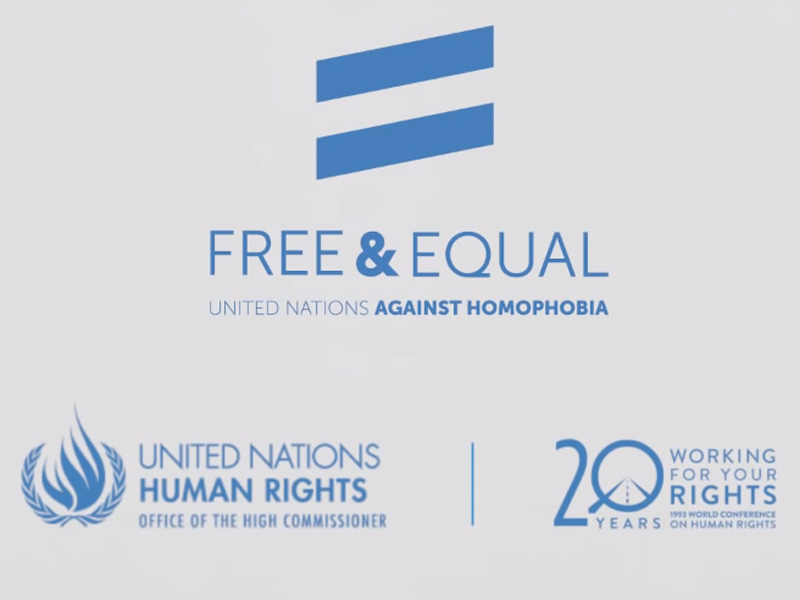 ONU CAMPAÑA CONTRA HOMOFOBIA