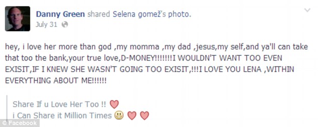 Daniel Green Selana Gomez FB