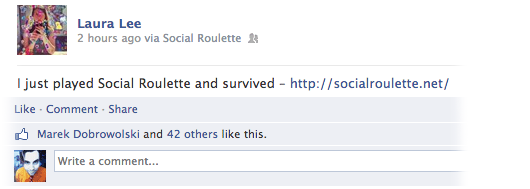 Facebook ruleta rusa