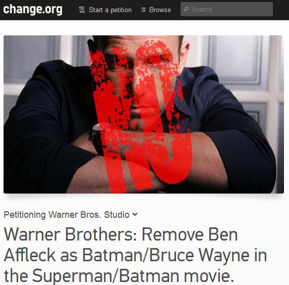 ben affleck rechazo batman warner