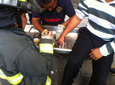 joven dedo banca parada DF