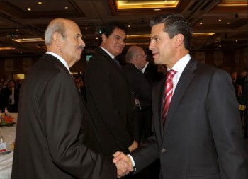 Fausto Vallejo y Enrique Peña Nieto