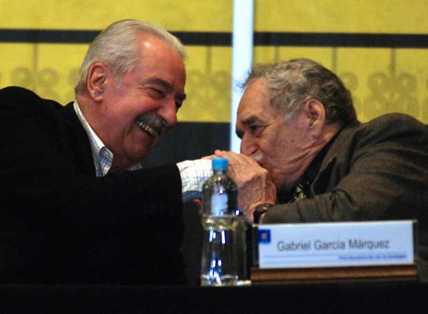 Gabriel García Márquez y Álvaro Mutis
