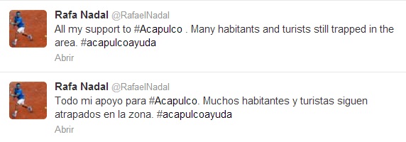 Rafael Nadal Acapulco Twitter