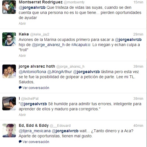 acapulco tw jorge alvarez polémica