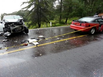 accidente carretera Michoacán periodista diputado PRD