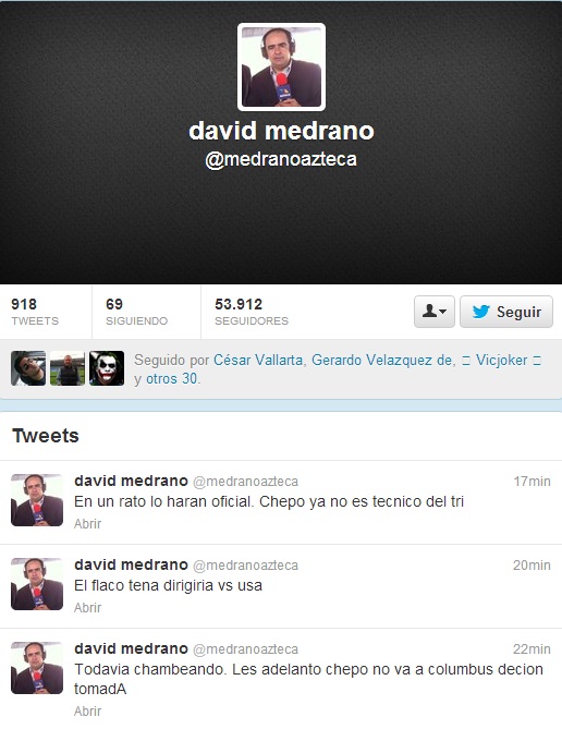 chepo fuera medrano tv azteca