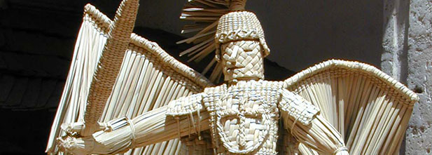 Artesanía en popotillo Michoacán