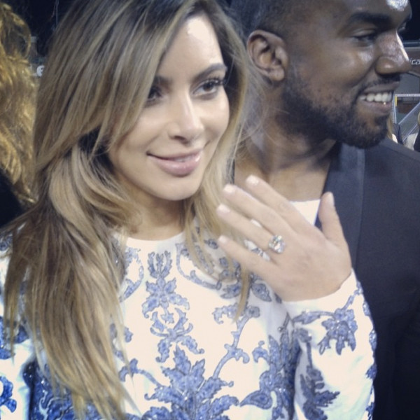 Kim Kardashian y Kanye West comprometidos