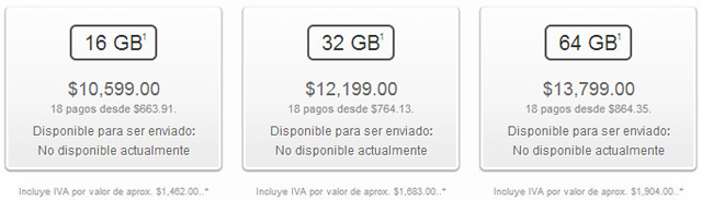 Precios México Apple iPhone 5S