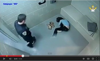 agresión policía mujer
