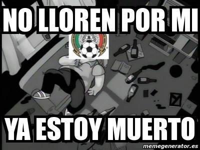 decepción mexicana selección