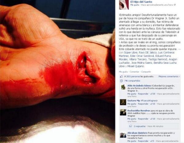 dr wagner hijo del santo denuncia